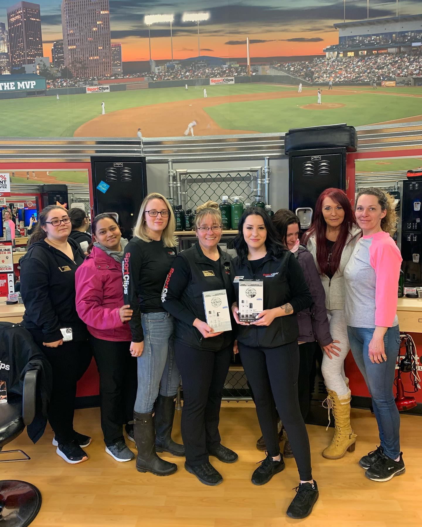 Blonde highlights styled at Fabstyle